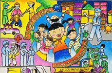 70.000 peintures d'enfants "Croire au Vietnam" contribuent au Fonds de vaccins anti-COVID-19