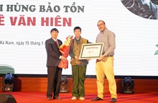 Un braconnier devient "Héros de la conservation" à Hà Nam