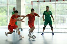 L'équipe vietnamienne de futsal en route pour la phase finale de la Coupe du monde 2021