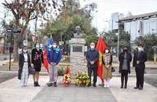 Fête nationale: L'ambassade du Vietnam au Chili rend hommage au Président Ho Chi Minh