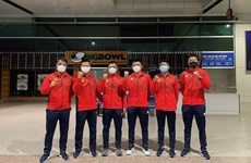 Tennis: L'équipe du Vietnam en route pour participer à la Coupe Davis 2021