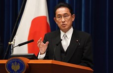 Le chef du gouvernement Pham Minh Chinh félicite le nouveau Premier ministre du Japon