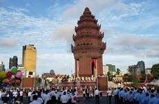 Message de félicitations pour la Fête nationale du Cambodge
