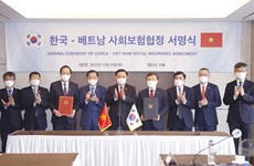 Signature d'un accord de couverture sociale entre le Vietnam et la République de Corée