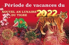 Période de vacances du Nouvel An du Tigre 2022