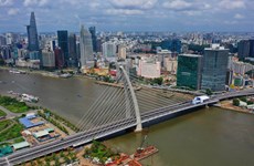 Ho Chi Minh-Ville: le pont Thu Thiem 2 est ouvert à la circulation