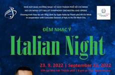 Rendez-vous à la soirée d'opéra et de musique classique "Italian Night" à Ho Chi Minh-Ville