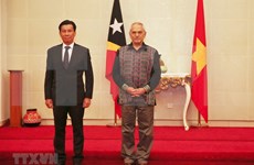 L'ambassadeur du Vietnam au Timor-Leste présente ses lettres de créance