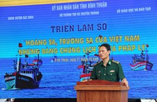 Exposition «Hoang Sa, Truong Sa du Vietnam - Preuves historiques et juridiques» à Binh Thuan