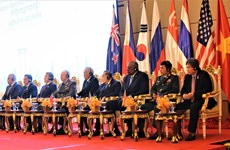 Ouverture de la 9e réunion des ministres de la Défense de l'ASEAN (ADMM+)