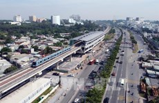 Mise à l'essai de 9 km de la section surélevée de la ligne de métro Ben Thanh-Suoi Tien