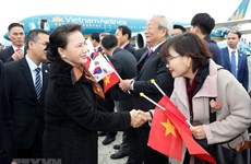 La présidente de l’AN Nguyên Thi Kim Ngân entame sa visite officielle en R. de Corée