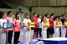 Ouverture du Championnat d'Asie de taekwondo élargi à Ho Chi Minh-Ville