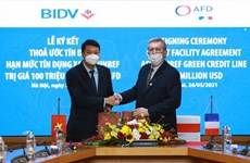 Investissement vert: l'AFD et la BIDV signent une ligne de crédit de 100 millions de dollars