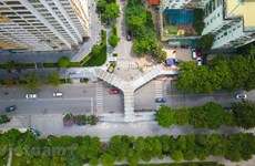 Un viaduc piéton au design unique à Hanoï