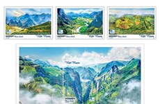 Émission d'une collection de timbres sur trois géoparcs mondiaux au Vietnam