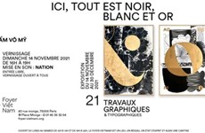 "Ici, tout est blanc, noir et or", une exposition au Foyer Vietnam à Paris