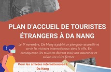 Plan d'accueil de touristes étrangers à Da Nang