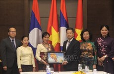 Une délégation de l'Union des femmes du Laos en visite à Da Nang