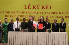 Kien Giang renforce la coopération avec des entreprises thaïlandaises
