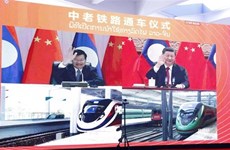 Le Shanxi lance le premier train de fret international via le chemin de fer Chine-Laos