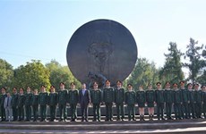 Une délégation de l'Armée populaire du Vietnam rend visite à des équipes aux Army Games 2022