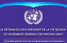 Le Vietnam élu vice-président de la 77e session de l’Assemblée générale des Nations Unies