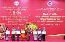 Bilan des dix ans de mise en œuvre du programme "Semer les graines de l'amitié" Vietnam-Cambodge