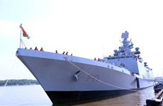 Des navires de la Marine indienne en visite d’amitié à Ho Chi Minh-Ville