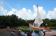 Forte hausse du nombre de touristes à Ca Mau pendant les congés du Nouvel An 2023