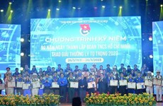 Prix Ly Tu Trong 2023: 100 cadres de l’Union de la jeunesse communiste Hô Chi Minh honorés