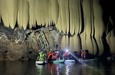 Une magnifique grotte nouvellement découverte à Quang Binh