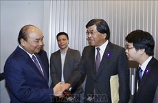 Le Premier ministre Nguyen Xuan Phuc arrive à Tokyo, au Japon