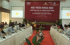 Colloque international "Leadership et politique publique" à HCM-Ville