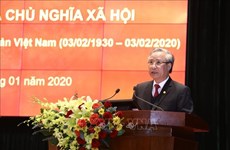 Séminaire sur le 90e anniversaire du Parti communiste du Vietnam 