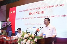 Les électeurs de Hanoi apprécient les résultats du combat contre le COVID-19