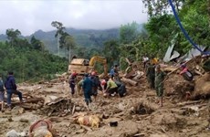 Douleur extrême dans la commune de Tra Leng après un terrible glissement de terrain