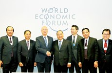 Le PM Nguyên Xuân Phuc termine sa participation au 47e Forum de Davos 