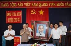 Le secrétaire général Nguyên Phu Trong invite Gia Lai à exploiter ses atouts