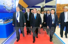 Le président Tran Dai Quang termine sa visite officielle en Russie