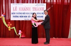 Canon Vietnam construit une école maternelle à Lai Chau