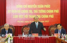 Le PM Nguyên Xuân Phuc travaille avec l’Inspection gouvernementale