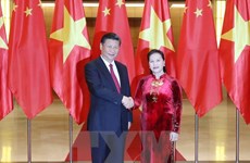 Vietnam-Chine : Entrevue entre Nguyên Thi Kim Ngân et Xi Jinping
