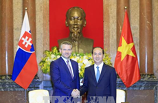 Le président Tran Dai Quang reçoit un vice-PM slovaque