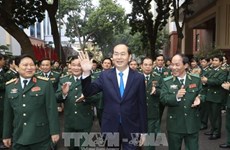 Le président exhorte la Garde-frontière du Vietnam à faire valoir son rôle