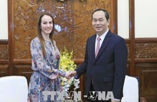 Le président Trân Dai Quang reçoit la présidente de l’UIP
