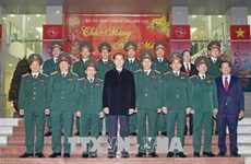Le président Tran Dai Quang adresse ses voeux du Têt à plusieurs organes