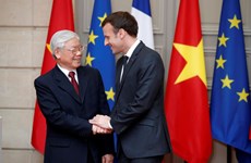 Le leader du PCV remercie le président français pour son accueil