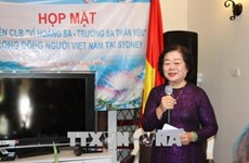 L’ancienne vice-présidente Truong My Hoa rencontre des expatriés vietnamiens en Australie