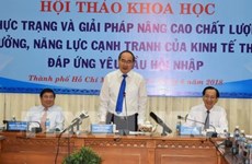 Ho Chi Minh-Ville cherche à améliorer sa qualité de croissance et sa compétitivité 